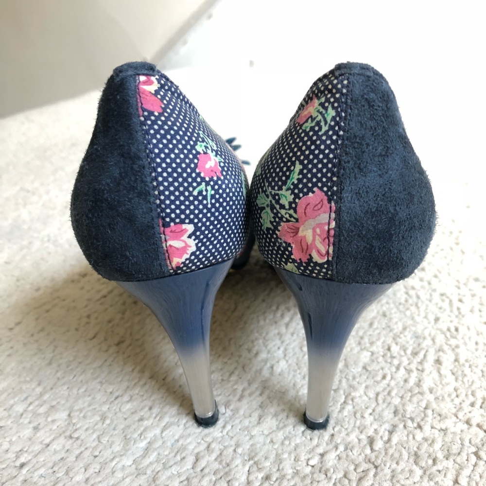 SOLD Poetic Licence London Summer Bloom Peep Toe H - Picture 4 of 8